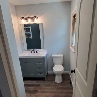 Residential Bathroom Renovation Upgrade your home with a stunning residential bathroom renovation - contact us to schedule a consultation today!